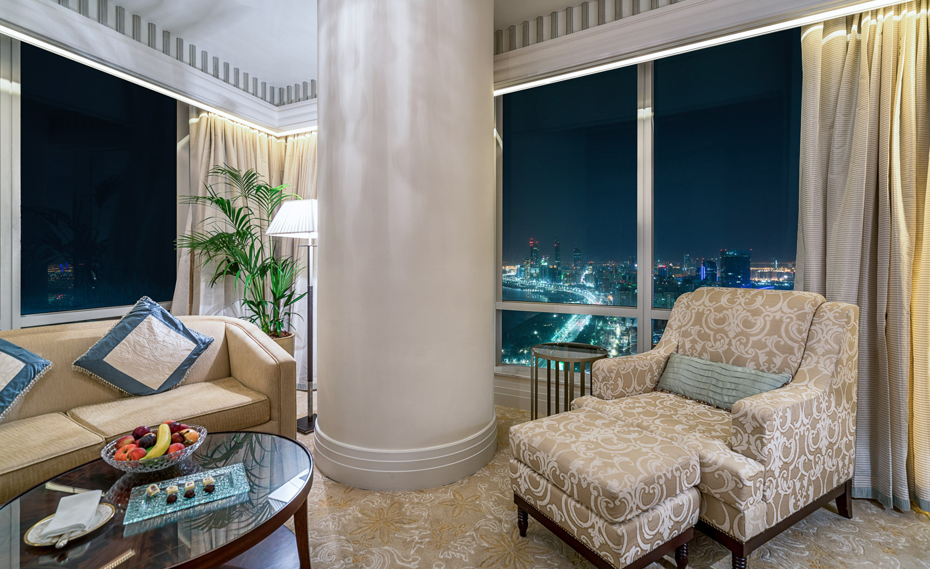 The St. Regis Abu Dhabi Hotel – Abu Dhabi, United Arab Emirates – Grand Deluxe Suite Night View