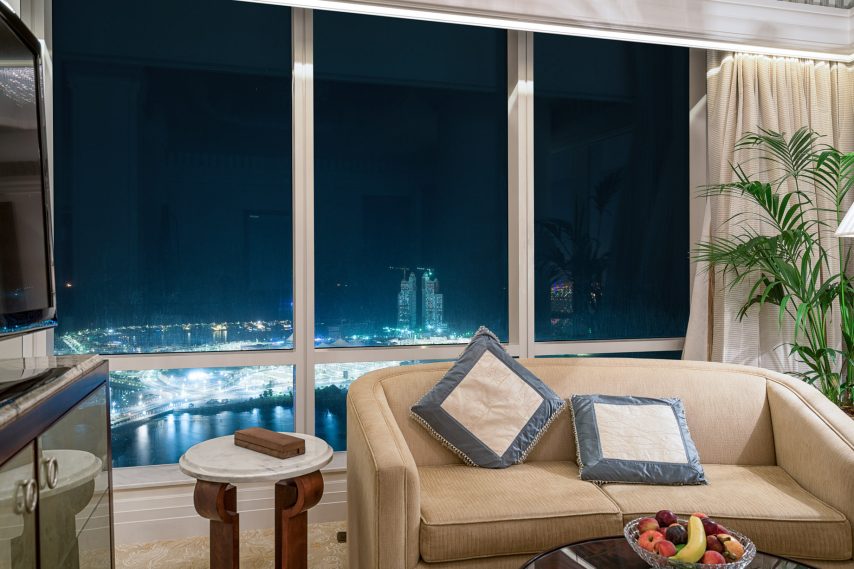 The St. Regis Abu Dhabi Hotel - Abu Dhabi, United Arab Emirates - Grand Deluxe Suite Night View