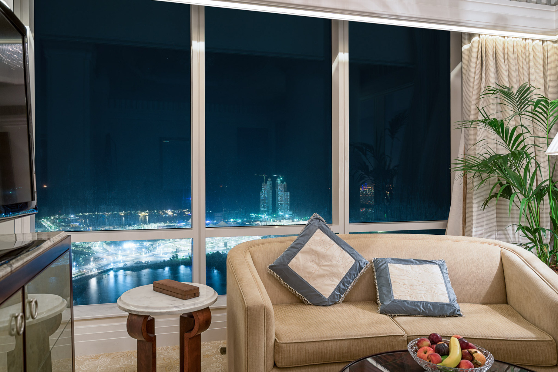The St. Regis Abu Dhabi Hotel – Abu Dhabi, United Arab Emirates – Grand Deluxe Suite Night View