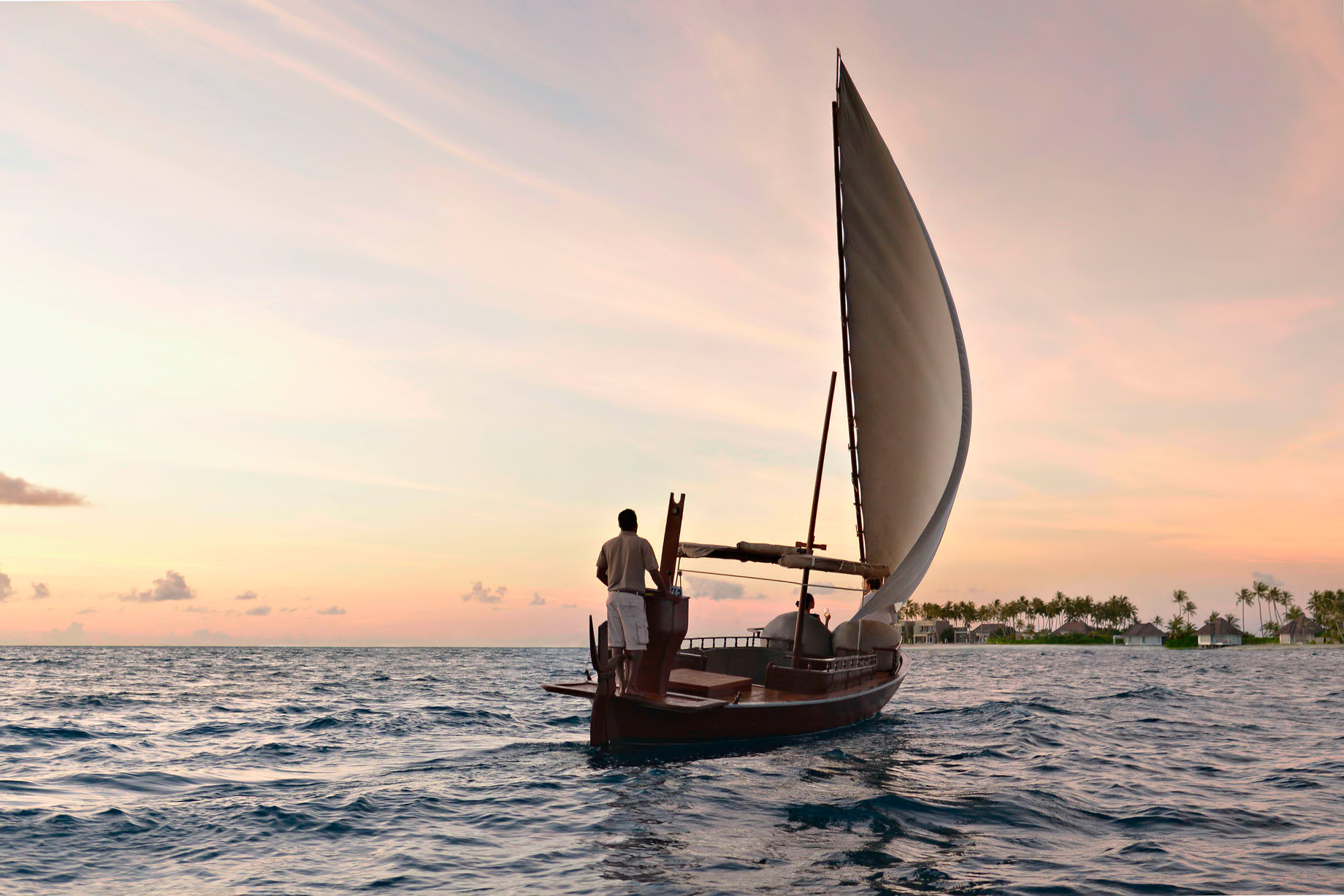 Cheval Blanc Randheli Resort – Noonu Atoll, Maldives – Indian Ocean Sunset Sailing