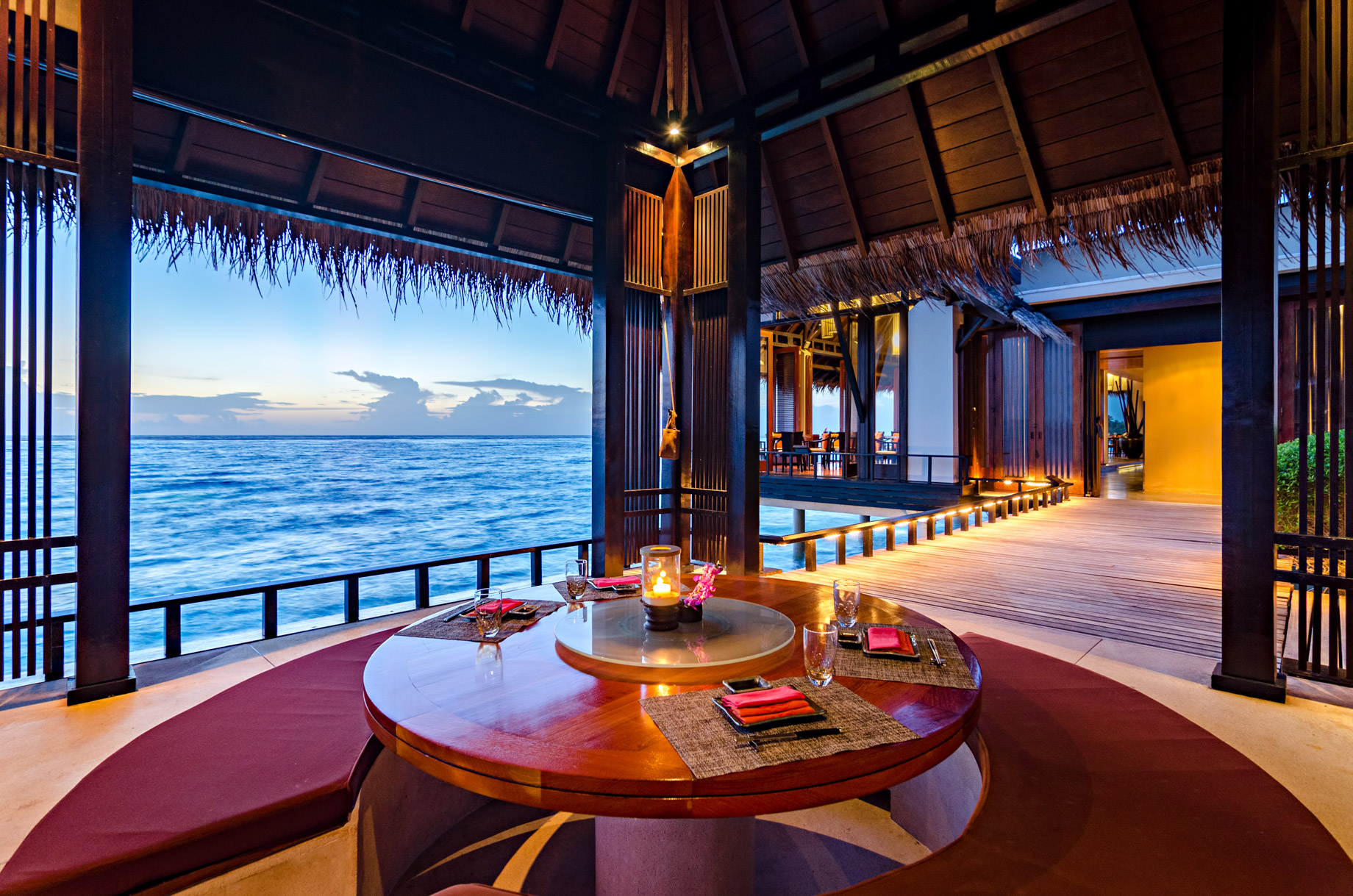 One&Only Reethi Rah Resort – North Male Atoll, Maldives – Tapasake Restaurant Overwater Pavilion