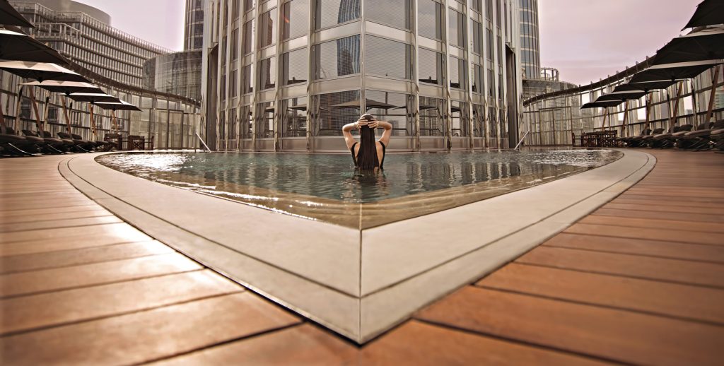 Armani Hotel Dubai - Burj Khalifa, Dubai, UAE - Armani Outdoor Pool