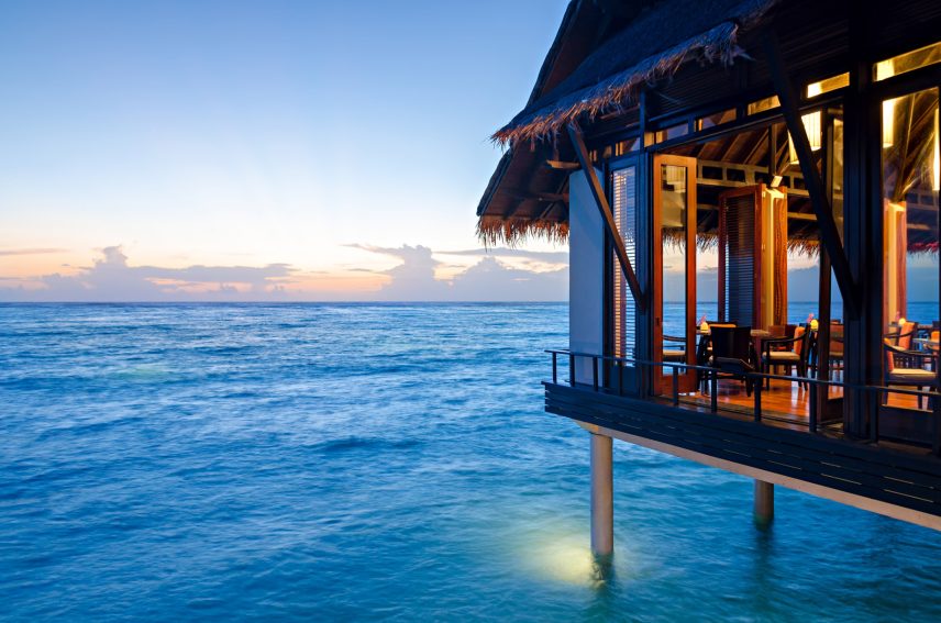 One&Only Reethi Rah Resort - North Male Atoll, Maldives - Tapasake Restaurant Oceanview Tables