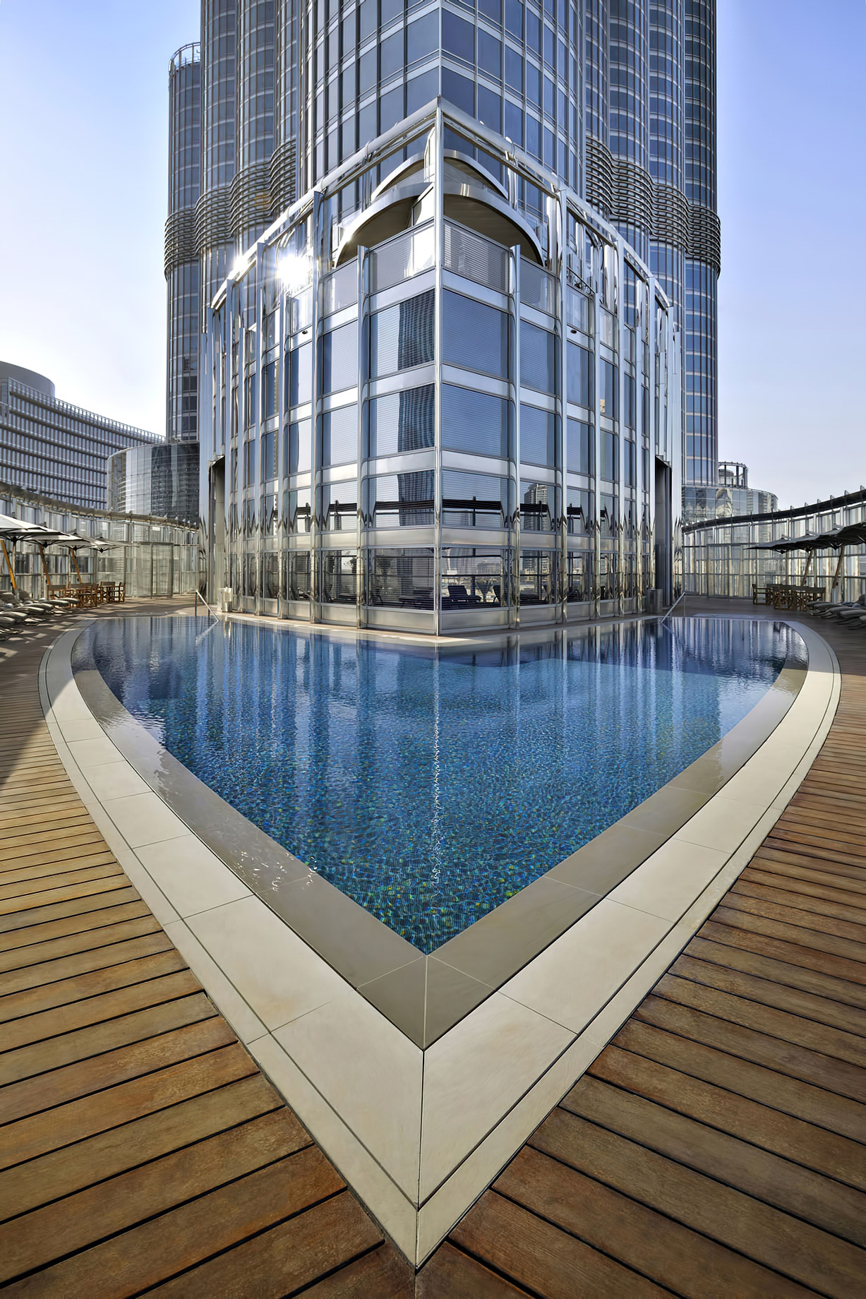 Armani Hotel Dubai - Burj Khalifa, Dubai, UAE - Armani Outdoor Pool