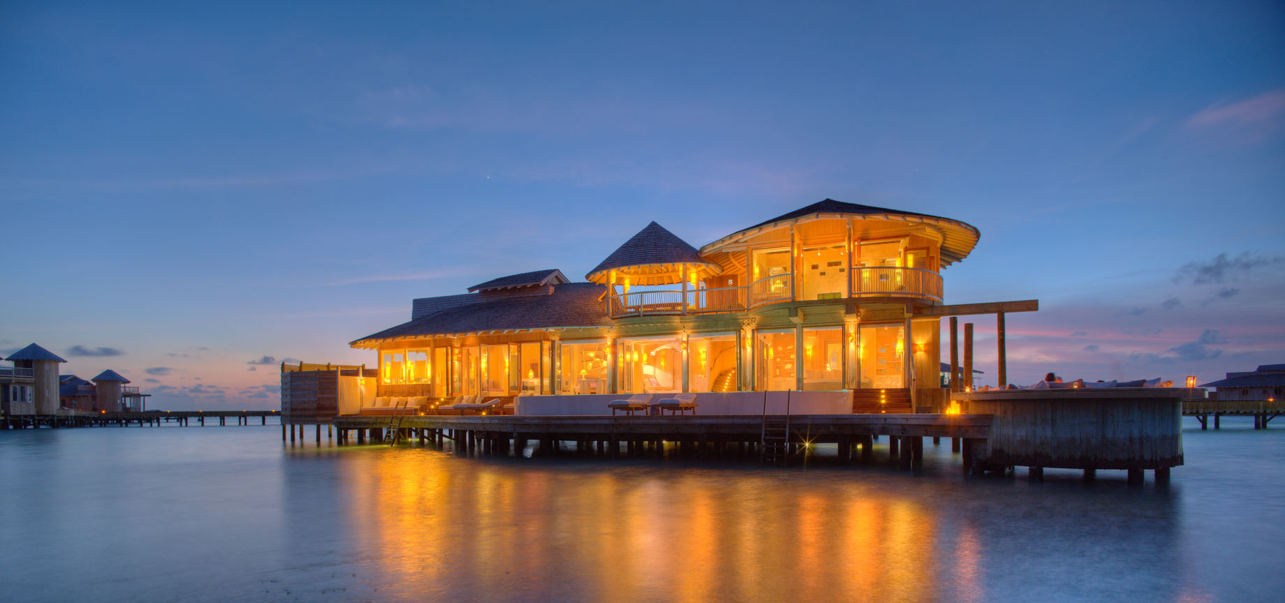 Soneva Jani Resort – Noonu Atoll, Medhufaru, Maldives – Overwater Villa with Pool Twilight