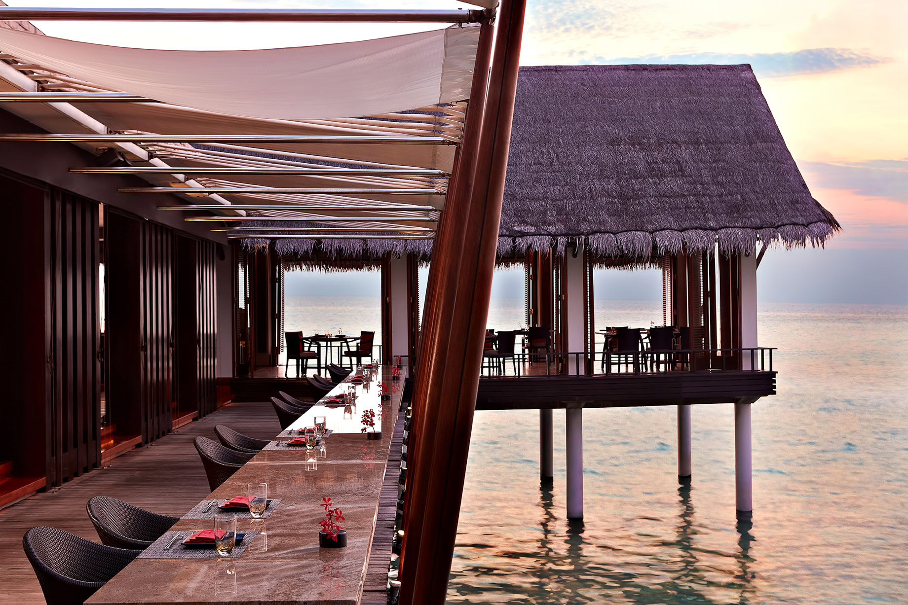 One&Only Reethi Rah Resort – North Male Atoll, Maldives – Tapasake Restaurant Overwater Terrace