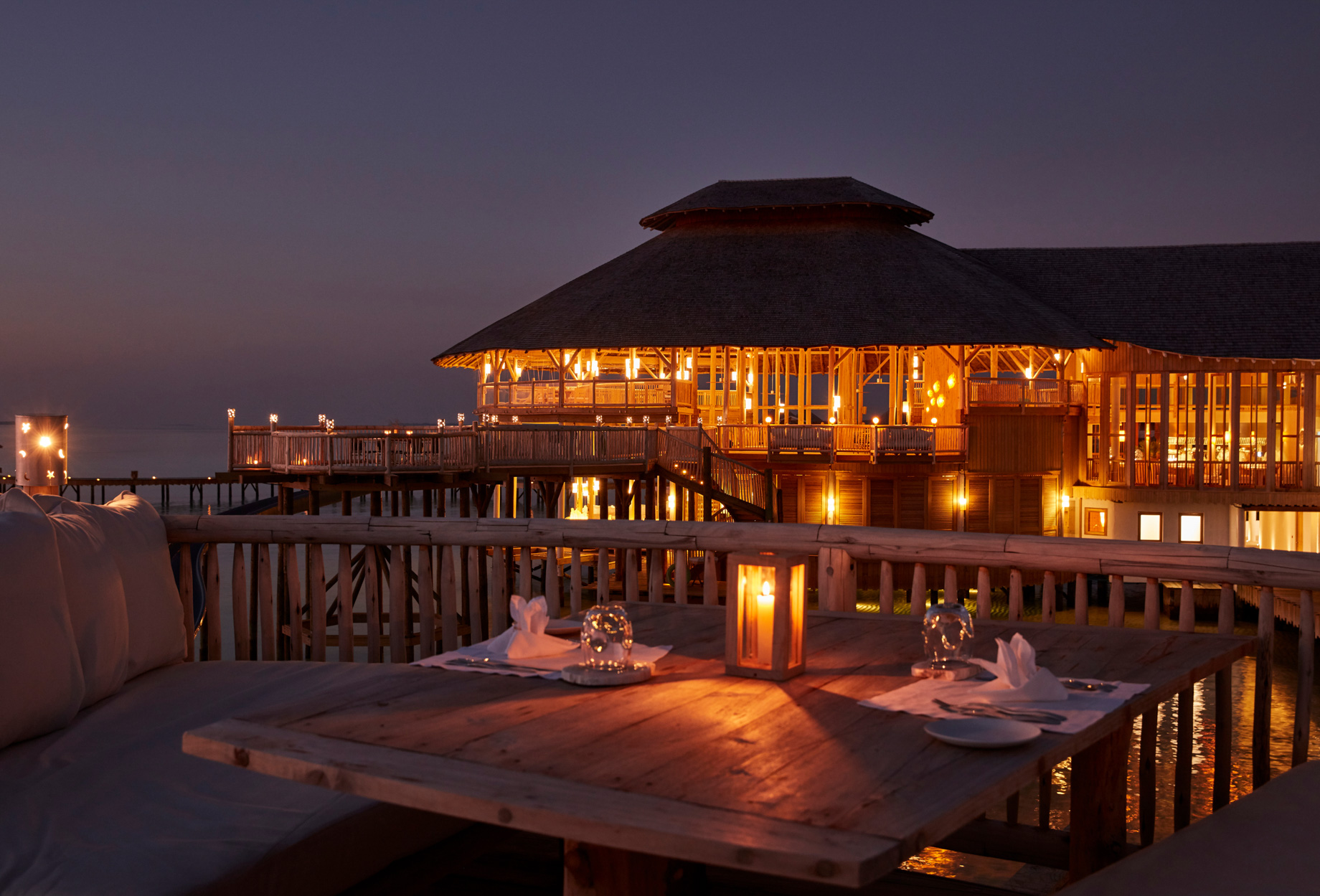 Soneva Jani Resort – Noonu Atoll, Medhufaru, Maldives – So Starstruck Overwater Dining Evening