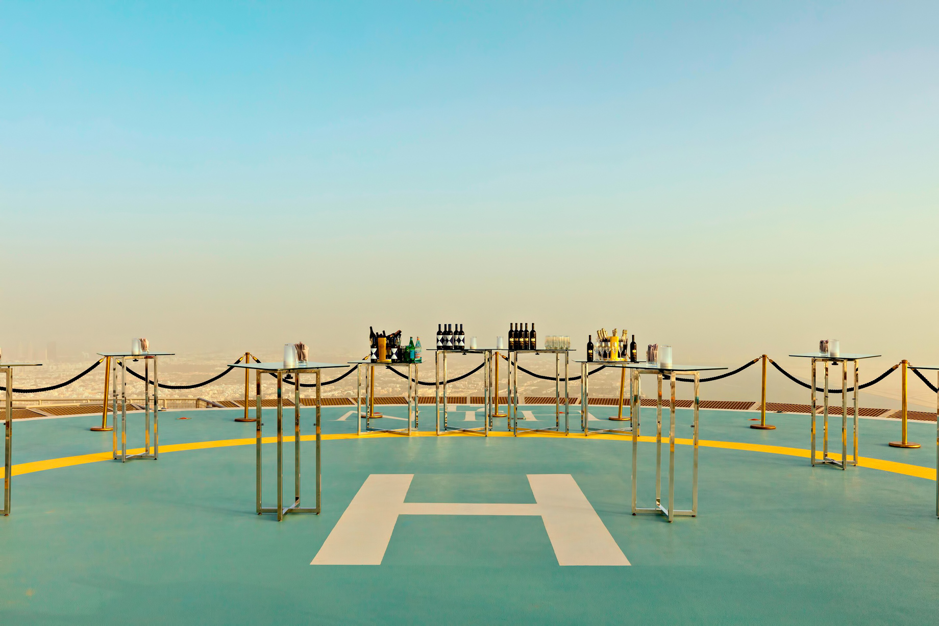 The St. Regis Abu Dhabi Hotel – Abu Dhabi, United Arab Emirates – Rooftop Helipad Cocktails