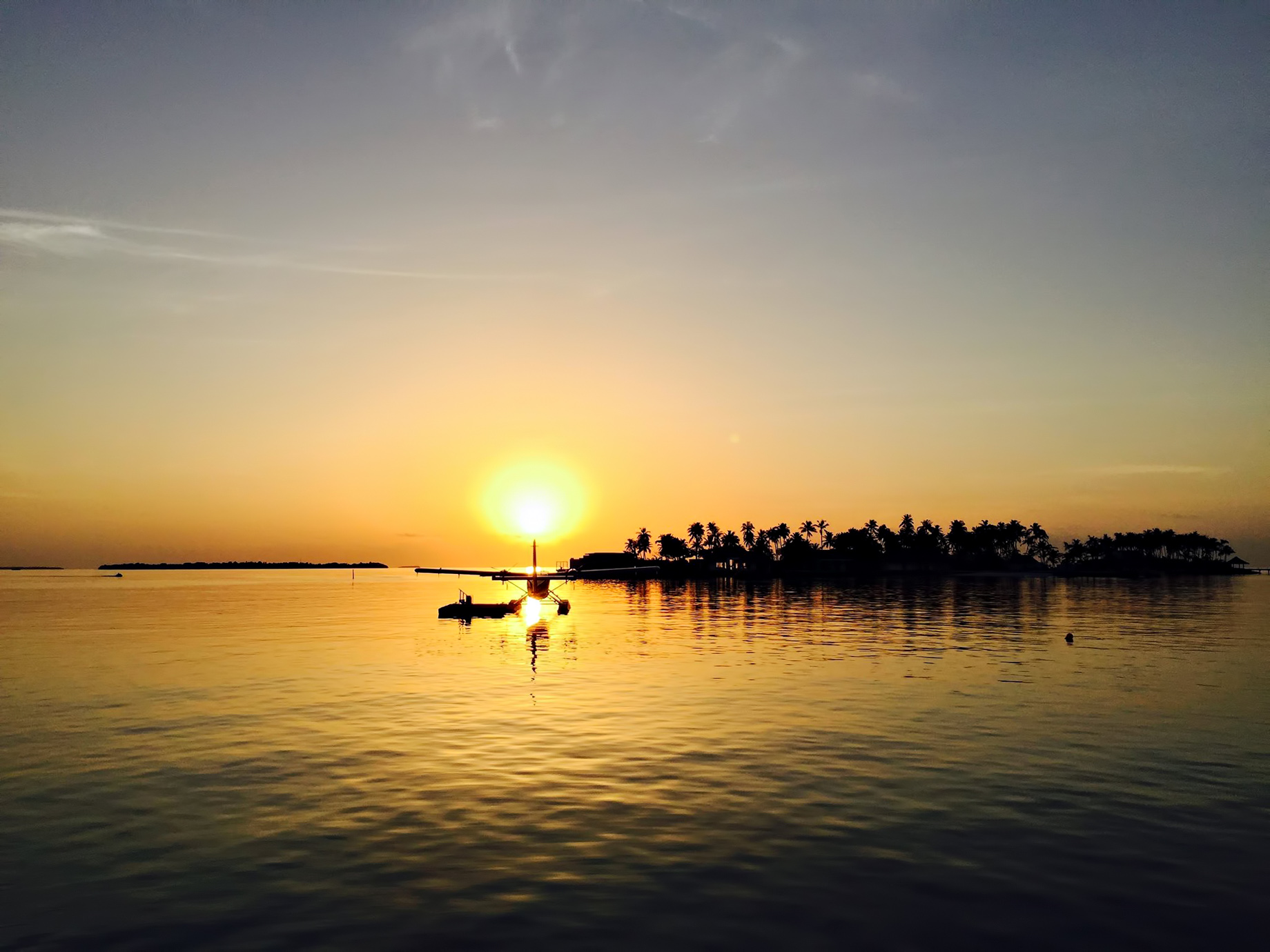 Cheval Blanc Randheli Resort – Noonu Atoll, Maldives – Seaplane Ocean Sunset
