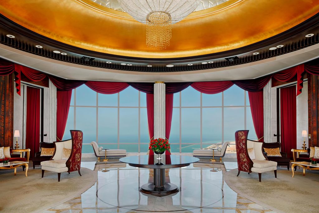 The St. Regis Abu Dhabi Hotel - Abu Dhabi, United Arab Emirates - Ultra Luxury Abu Dhabi Suite Living Room