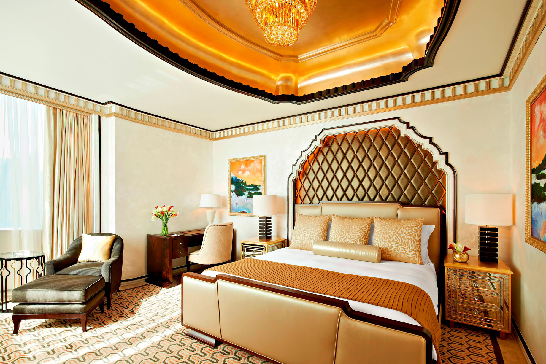 The St. Regis Abu Dhabi Hotel – Abu Dhabi, United Arab Emirates – Ultra Luxury Abu Dhabi Suite Bedroom