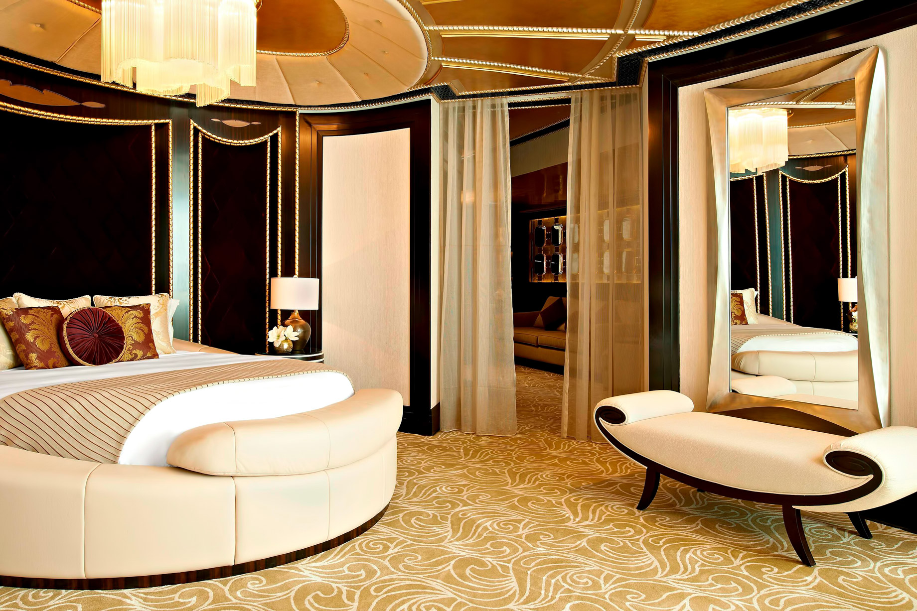 The St. Regis Abu Dhabi Hotel – Abu Dhabi, United Arab Emirates – Ultra Luxury Abu Dhabi Suite Bedroom