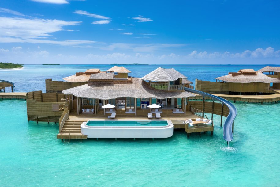 Soneva Jani Resort - Noonu Atoll, Medhufaru, Maldives - Chapter Two - 1 bedroom Water Reserve Aerial View