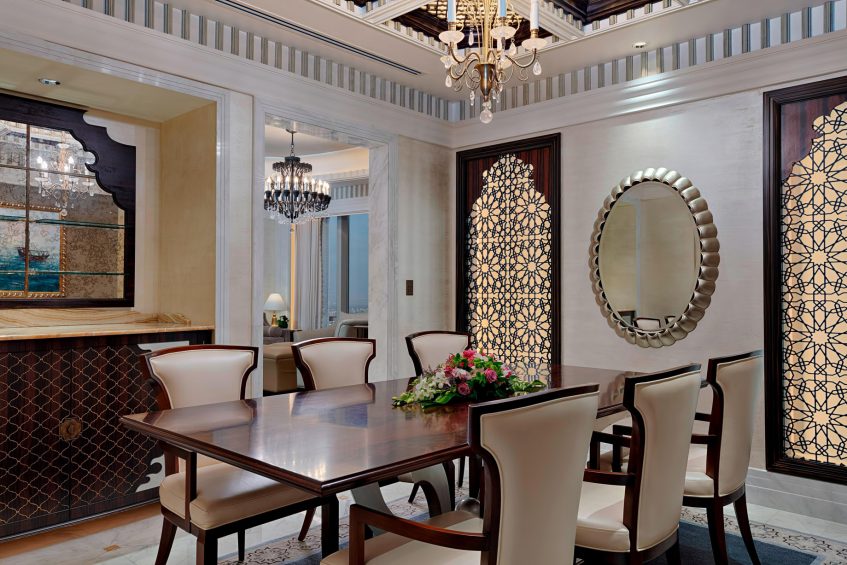 The St. Regis Abu Dhabi Hotel - Abu Dhabi, United Arab Emirates - Al Mushref Suite Dining Room