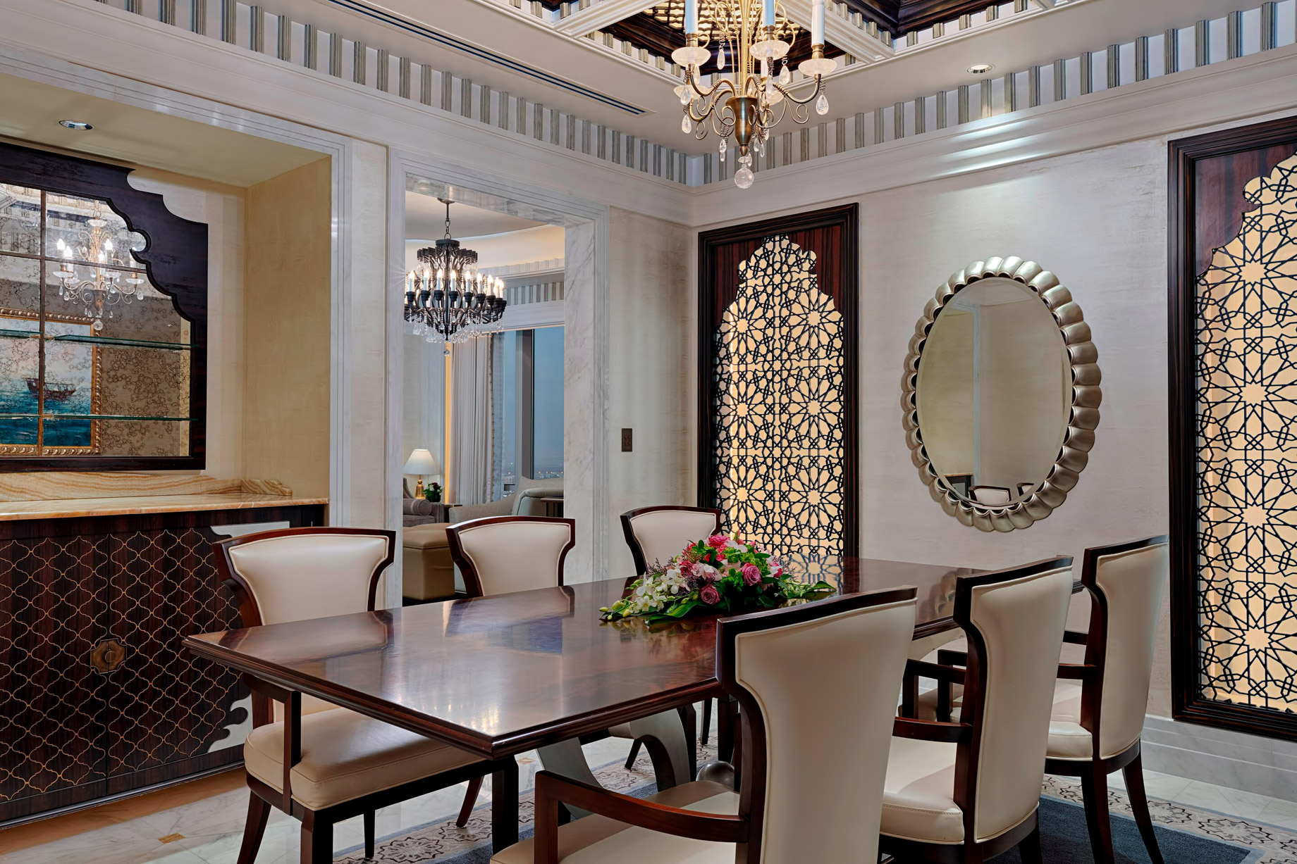 The St. Regis Abu Dhabi Hotel – Abu Dhabi, United Arab Emirates – Al Mushref Suite Dining Room
