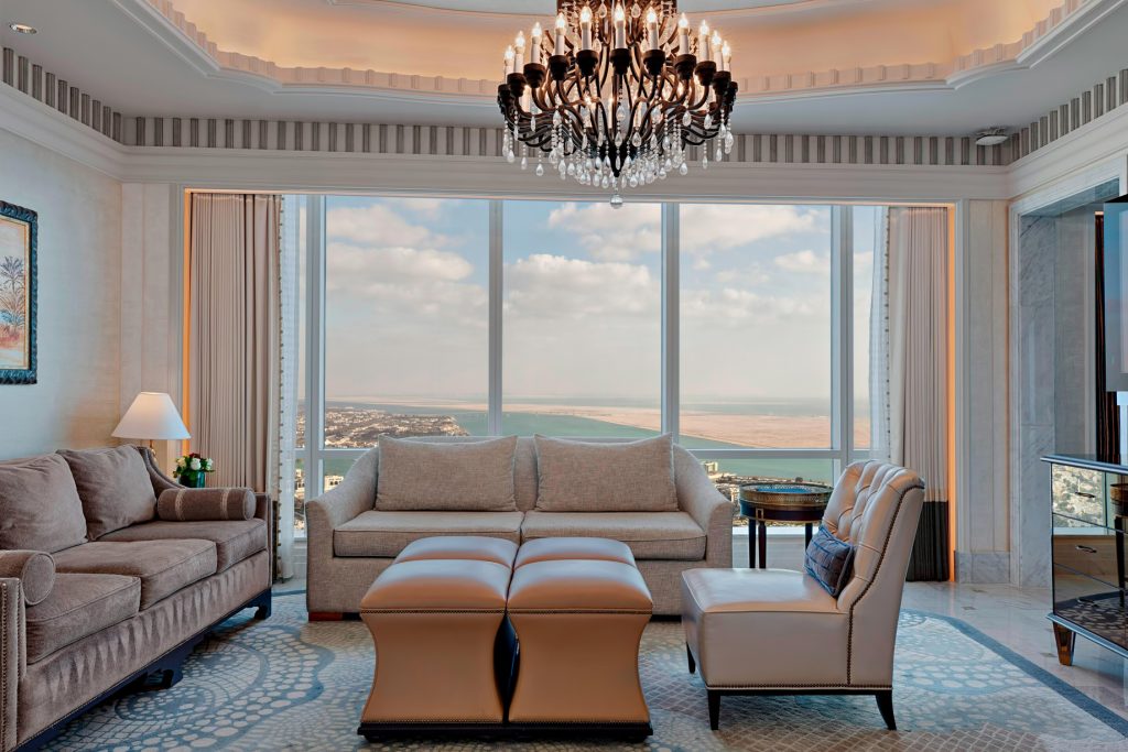 The St. Regis Abu Dhabi Hotel - Abu Dhabi, United Arab Emirates - Al Mushref Suite Living Room