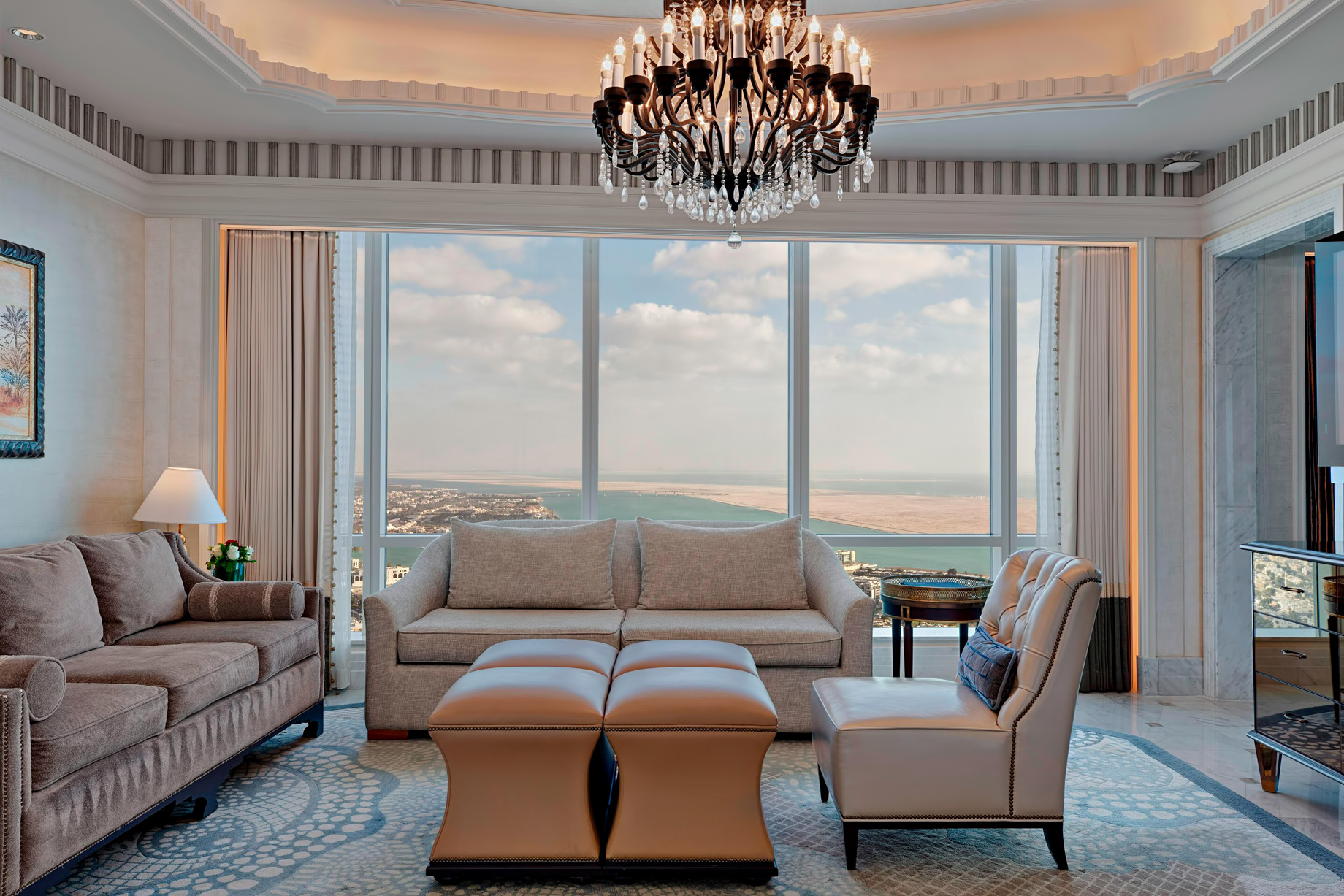 The St. Regis Abu Dhabi Hotel – Abu Dhabi, United Arab Emirates – Al Mushref Suite Living Room