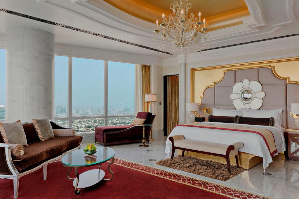 The St. Regis Abu Dhabi Hotel - Abu Dhabi, United Arab Emirates - Al Hosen King Suite Bedroom