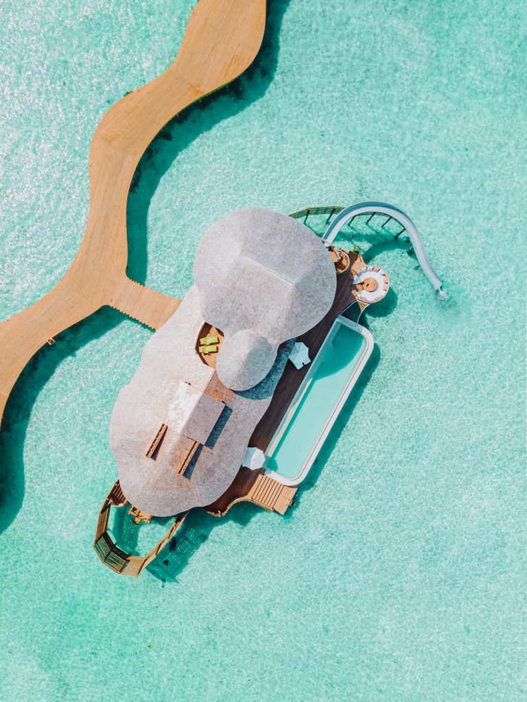 Soneva Jani Resort - Noonu Atoll, Medhufaru, Maldives - Chapter Two - Overhead Villa Aerial View