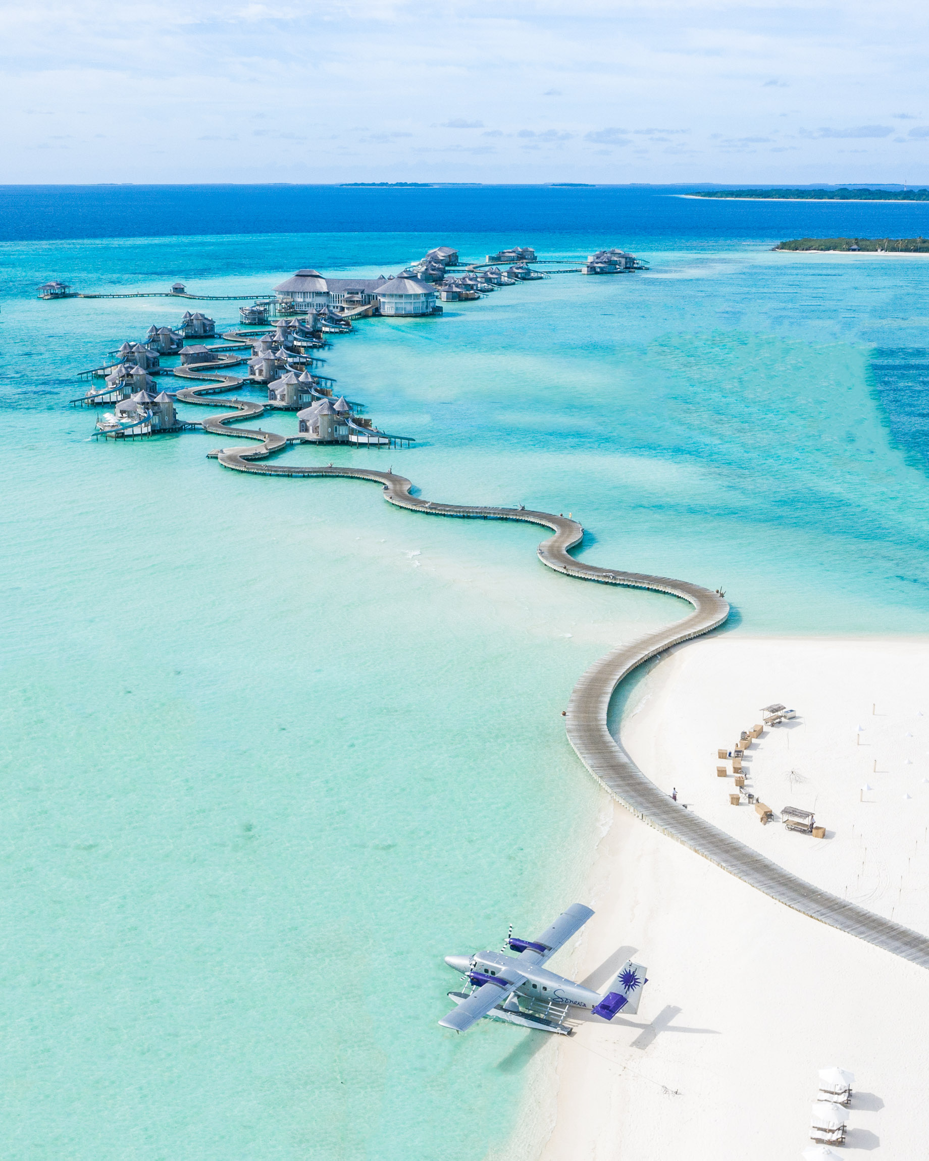 Soneva Jani Resort – Noonu Atoll, Medhufaru, Maldives – Chapter Two – Seaplane Beach View