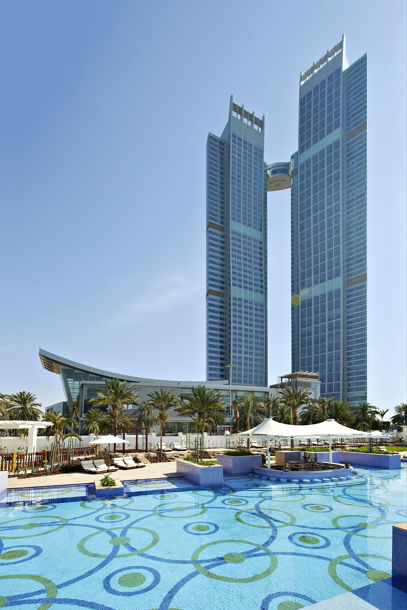 The St. Regis Abu Dhabi Hotel – Abu Dhabi, United Arab Emirates – Tower View Nation Riviera Beach Club Pool