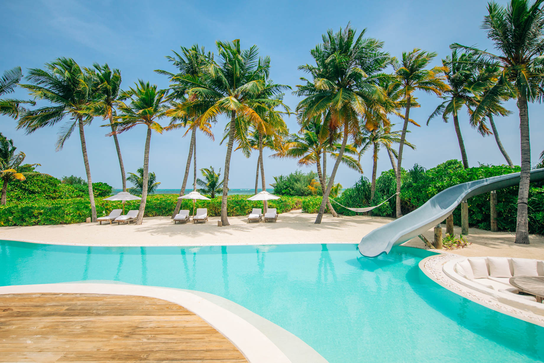 Soneva Jani Resort – Noonu Atoll, Medhufaru, Maldives – Chapter Two – 4 Bedroom Island Villa 28 Private Pool Waterslide