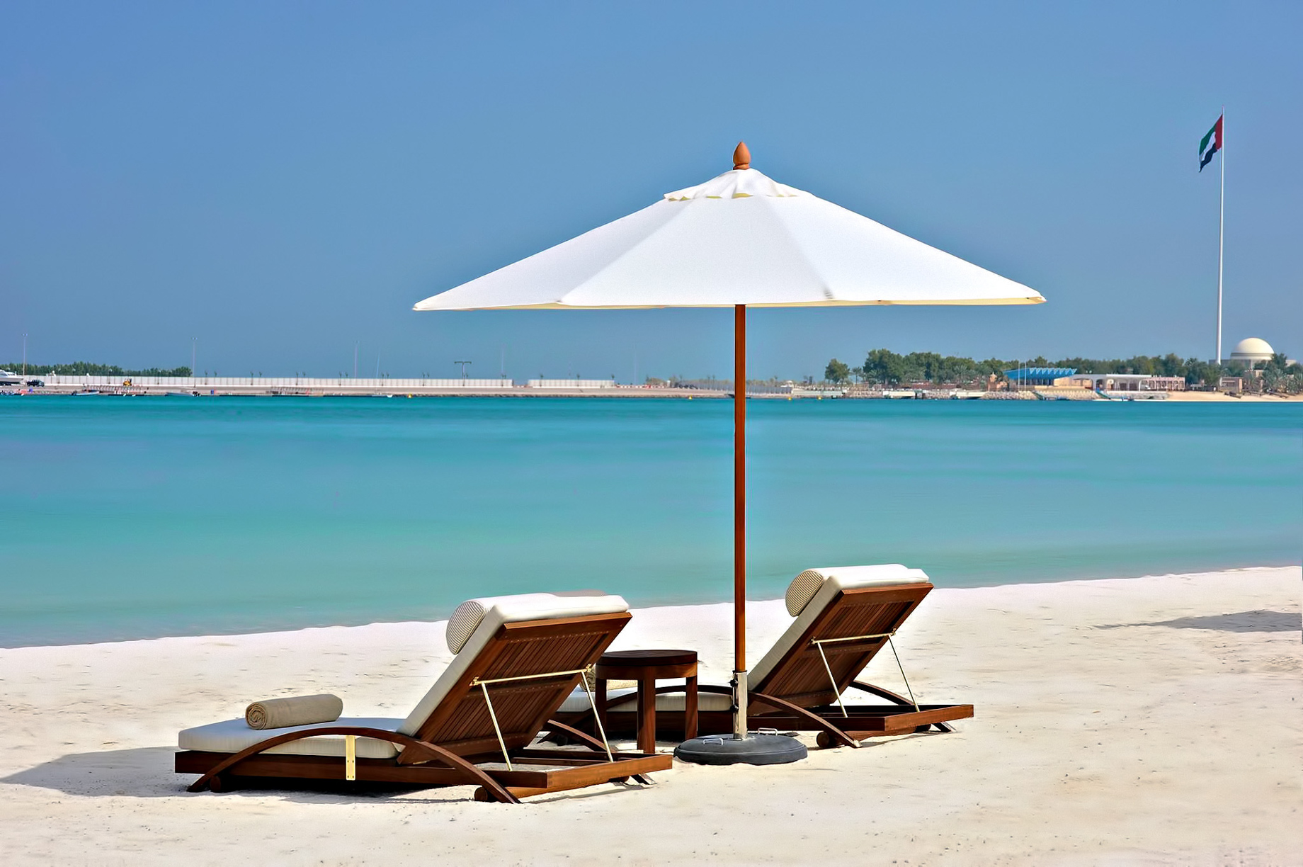 The St. Regis Abu Dhabi Hotel - Abu Dhabi, United Arab Emirates - Private Beach Chairs