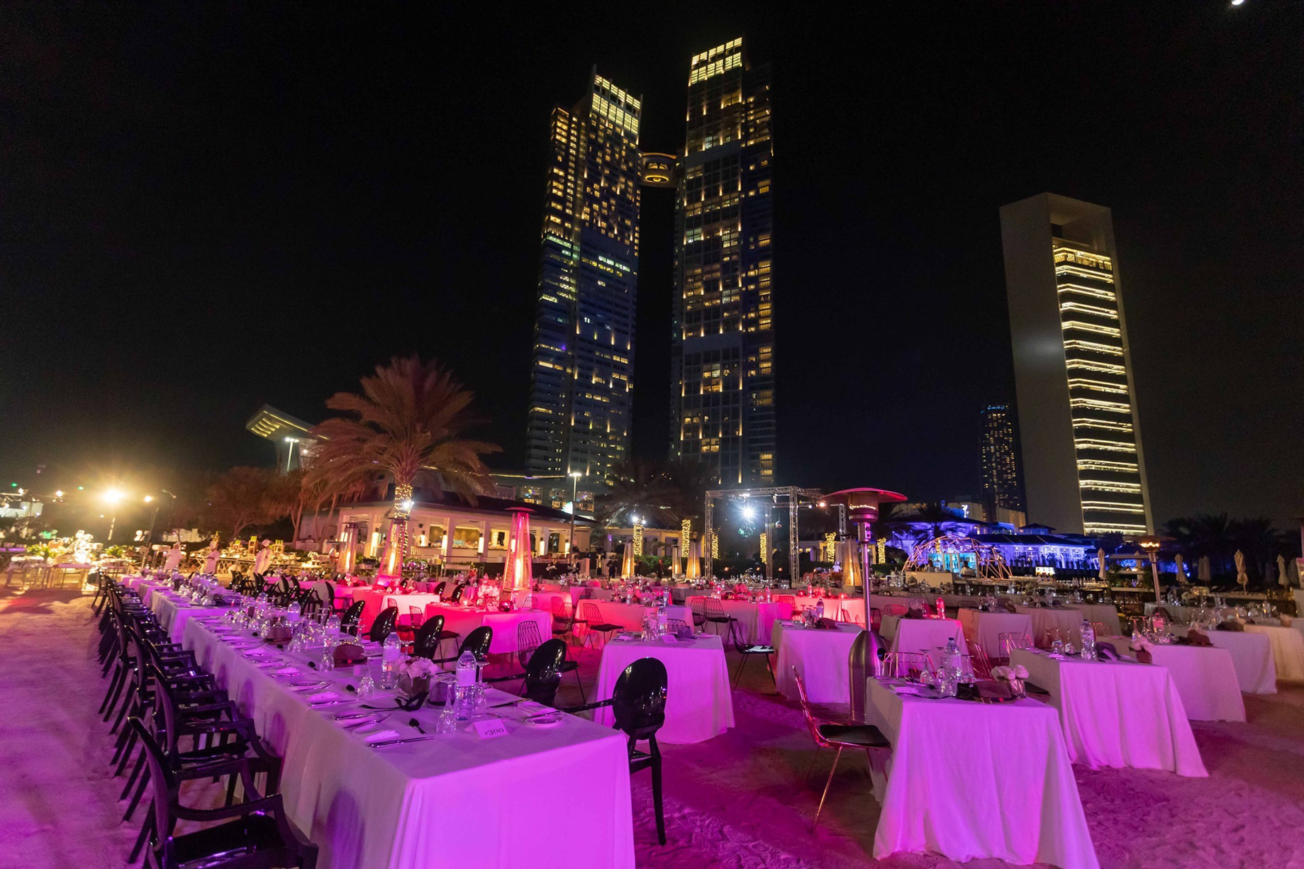 The St. Regis Abu Dhabi Hotel – Abu Dhabi, United Arab Emirates – Night Beach Banquet