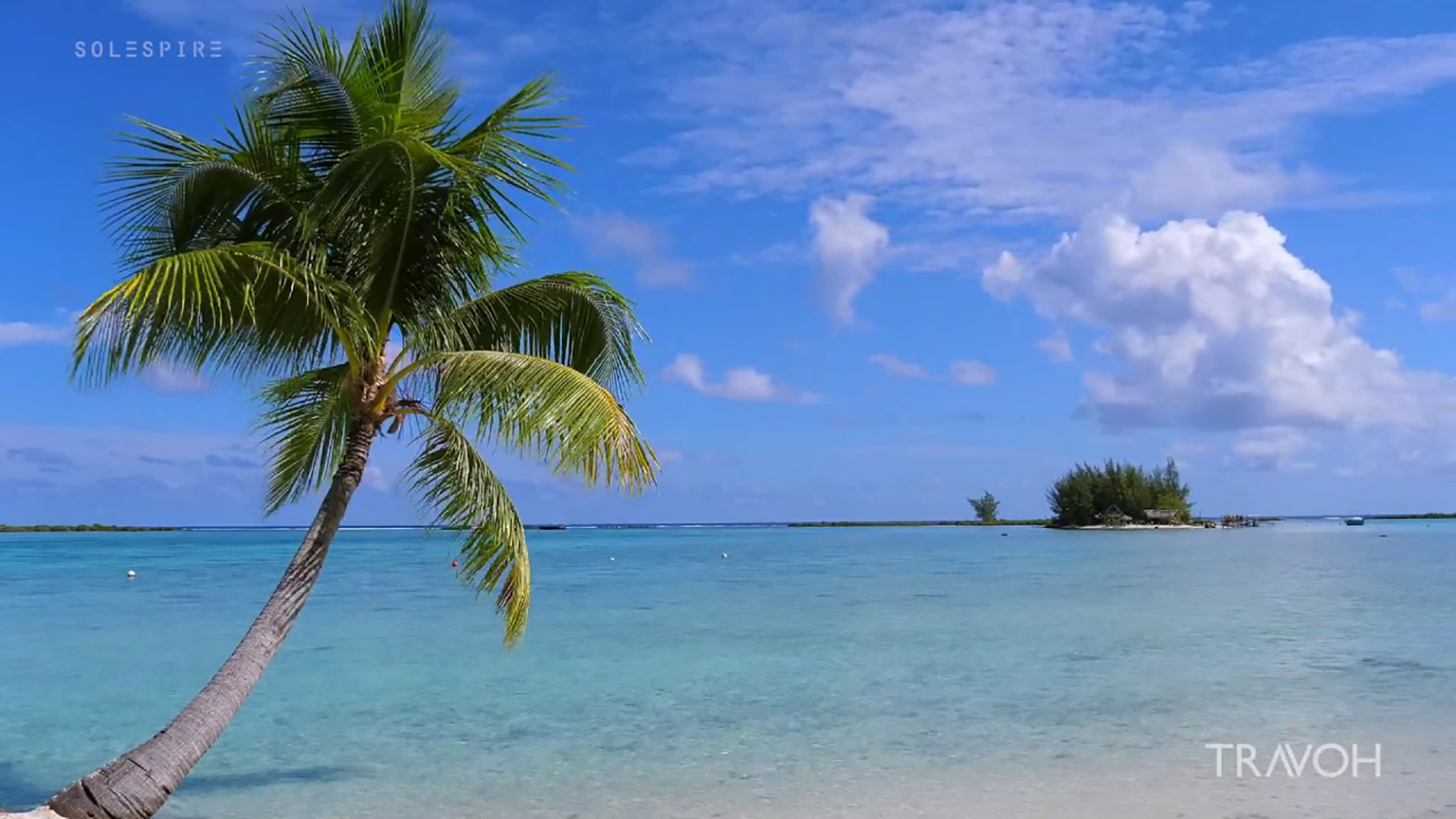 Timelapse - Relaxing Beach Waves, Sea Sounds - Motu Tane, Bora Bora, French Polynesia - 4K Travel Video