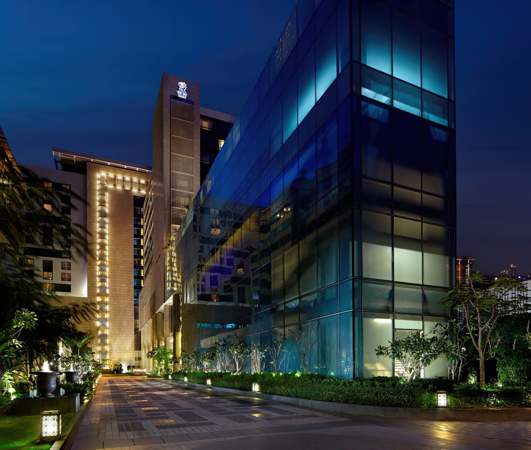 The Ritz-Carlton, Bangalore Hotel - Bangalore, Karnataka, India - Hotel Exterior Night