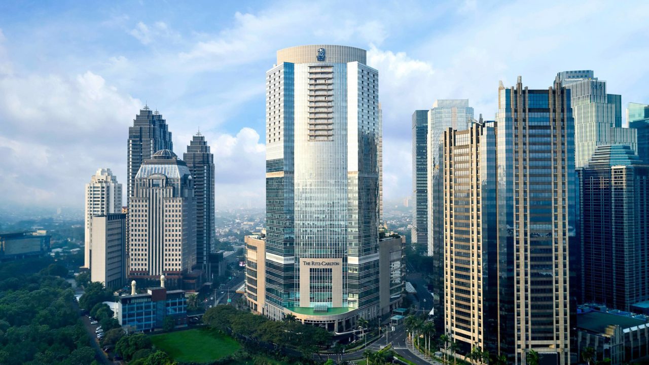The Ritz-Carlton Jakarta, Pacific Place Hotel - Jakarta, Indonesia - Hotel Exterior Aerial View