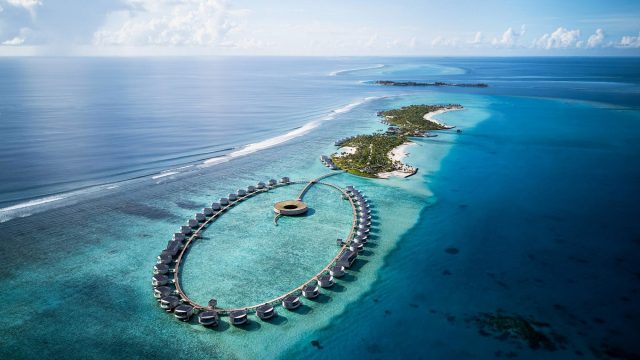The Ritz-Carlton Maldives, Fari Islands Resort - North Male Atoll, Maldives - Resort Aerial View