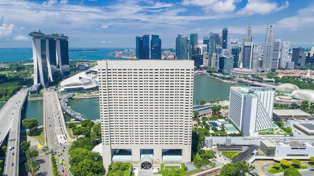 The Ritz-Carlton, Millenia Singapore Hotel - Singapore - Hotel Exterior Aerial View