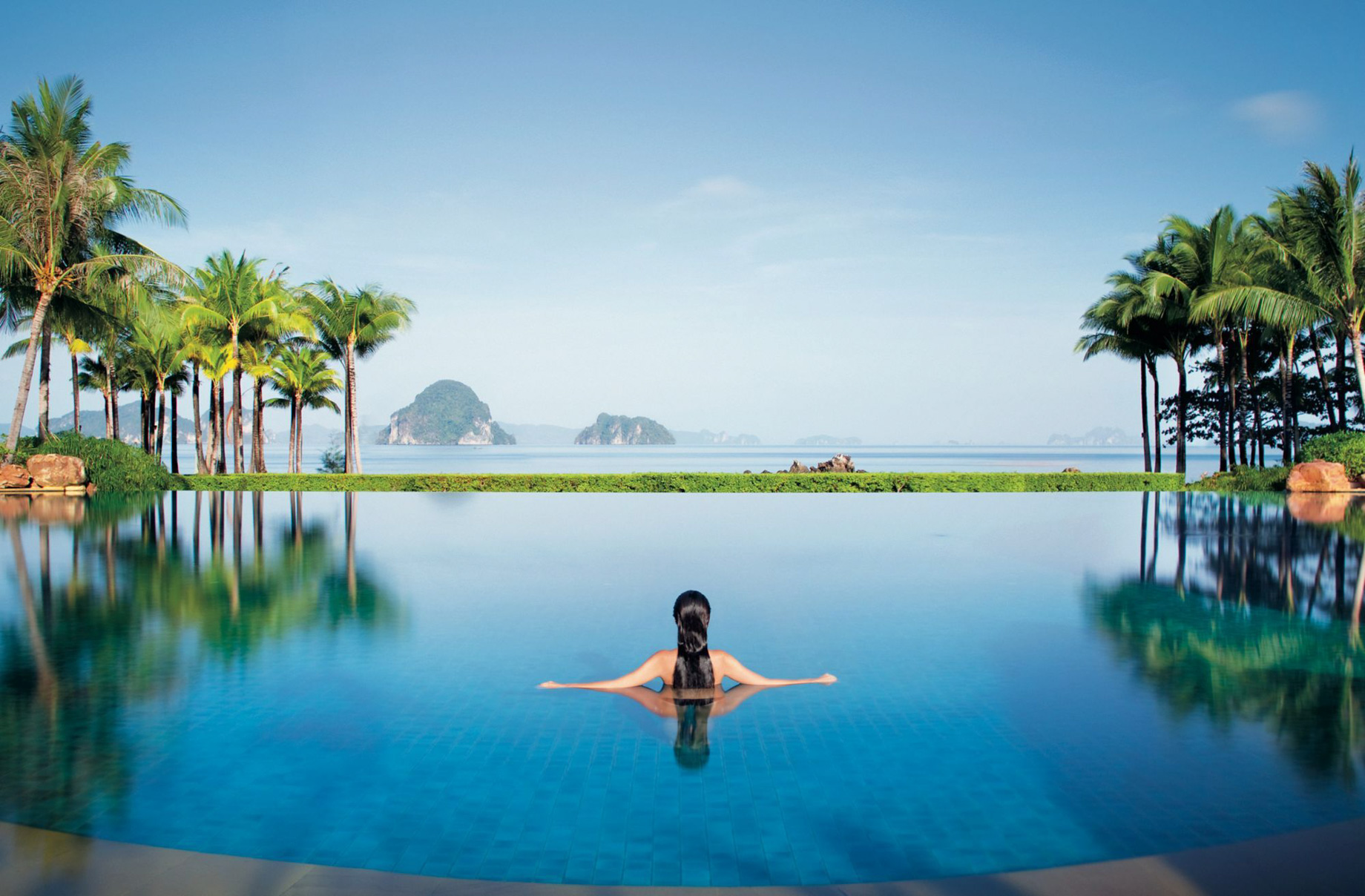 The Ritz-Carlton, Phulay Bay Reserve Resort - Muang Krabi, Thailand - Infinity Pool Andaman Sea View