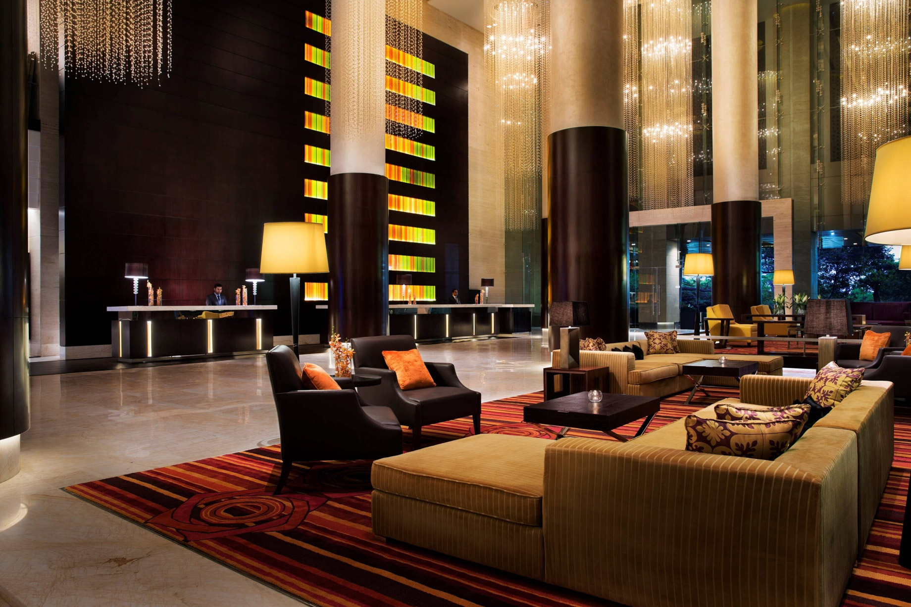 JW Marriott Hotel Bengaluru – Bengaluru, India – Hotel Lobby Lounge