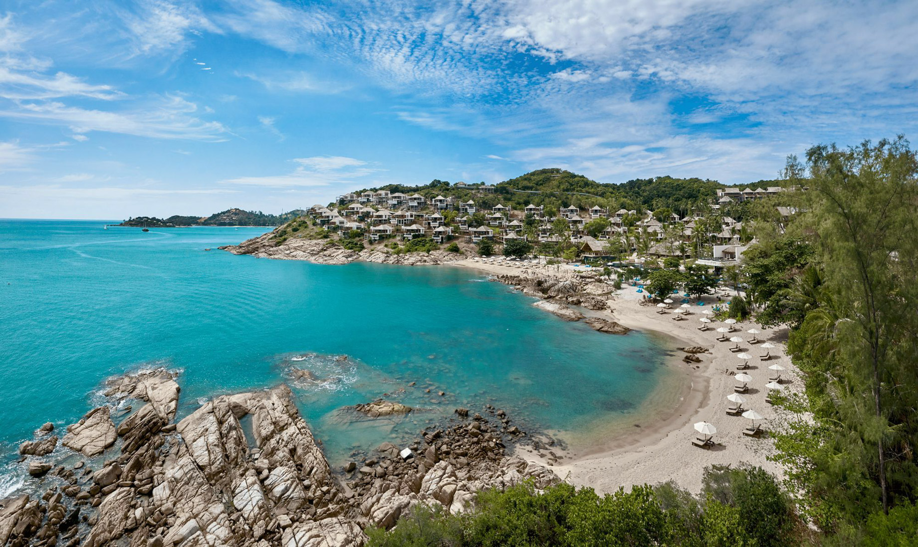 The Ritz-Carlton, Koh Samui Resort – Surat Thani, Thailand – Resort Villas Aerial View