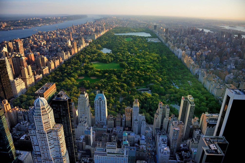 The Ritz-Carlton New York, Central Park Hotel - New York, NY, USA - Central Park Aerial View