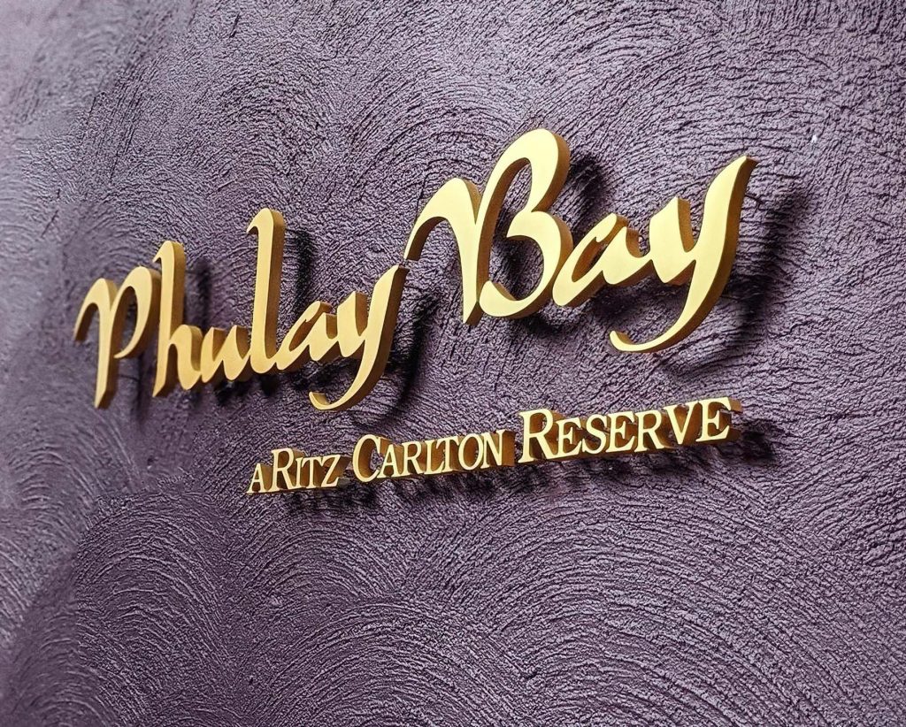 The Ritz-Carlton, Phulay Bay Reserve Resort - Muang Krabi, Thailand - Resort Sign