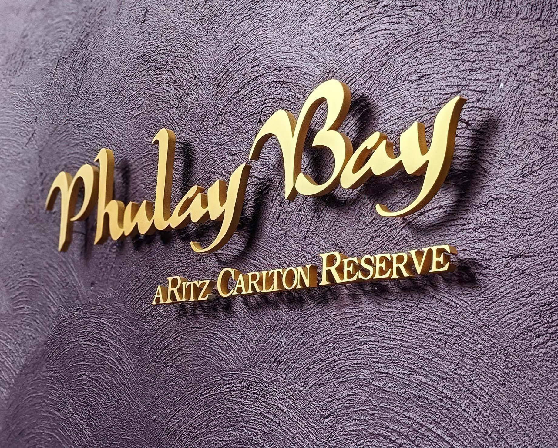The Ritz-Carlton, Phulay Bay Reserve Resort – Muang Krabi, Thailand – Resort Sign