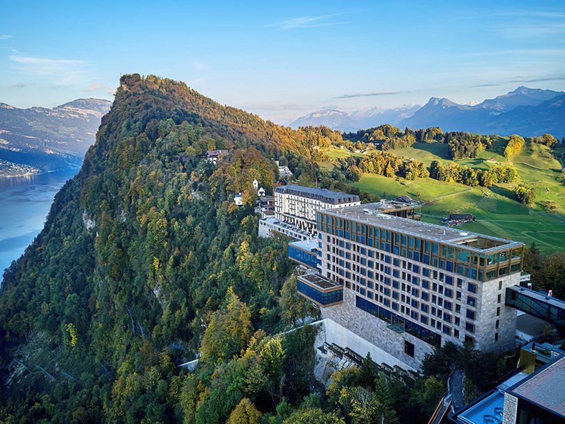 Burgenstock Hotel & Alpine Spa - Obburgen, Switzerland - Hotel Aerial