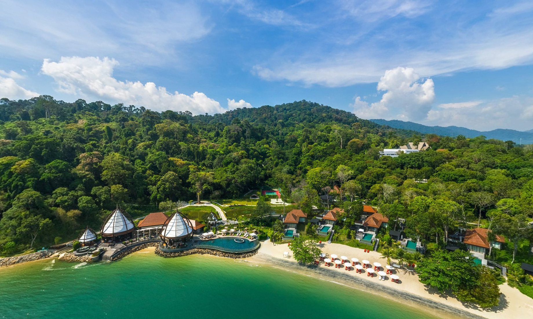 The Ritz-Carlton, Langkawi Hotel – Kedah, Malaysia – Resort Aerial View