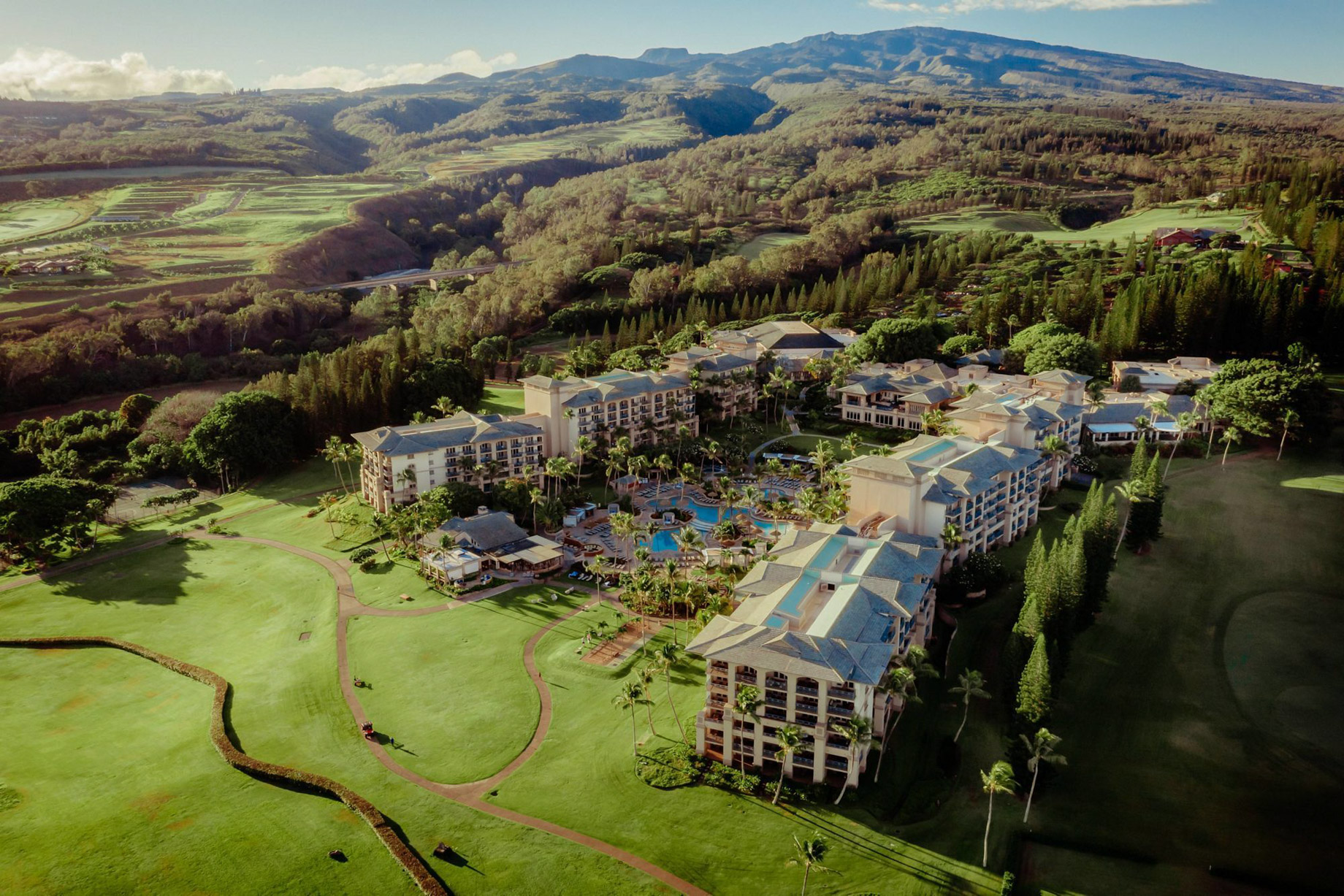 The Ritz-Carlton Maui, Kapalua Resort – Kapalua, HI, USA – Resort Aerial View