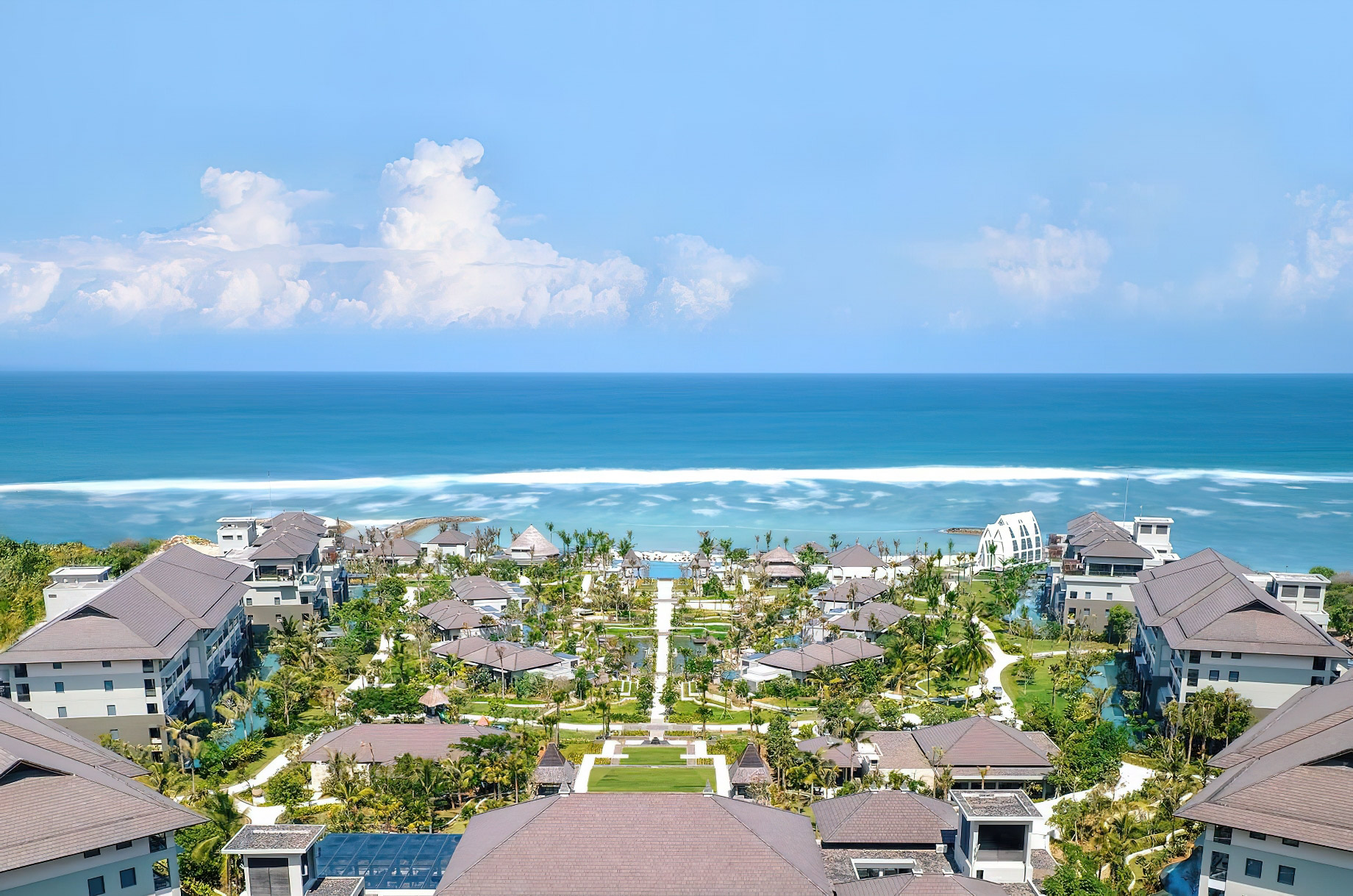 The Ritz-Carlton, Bali Nusa Dua Hotel – Bali, Indonesia – Resort Ocean View Aerial
