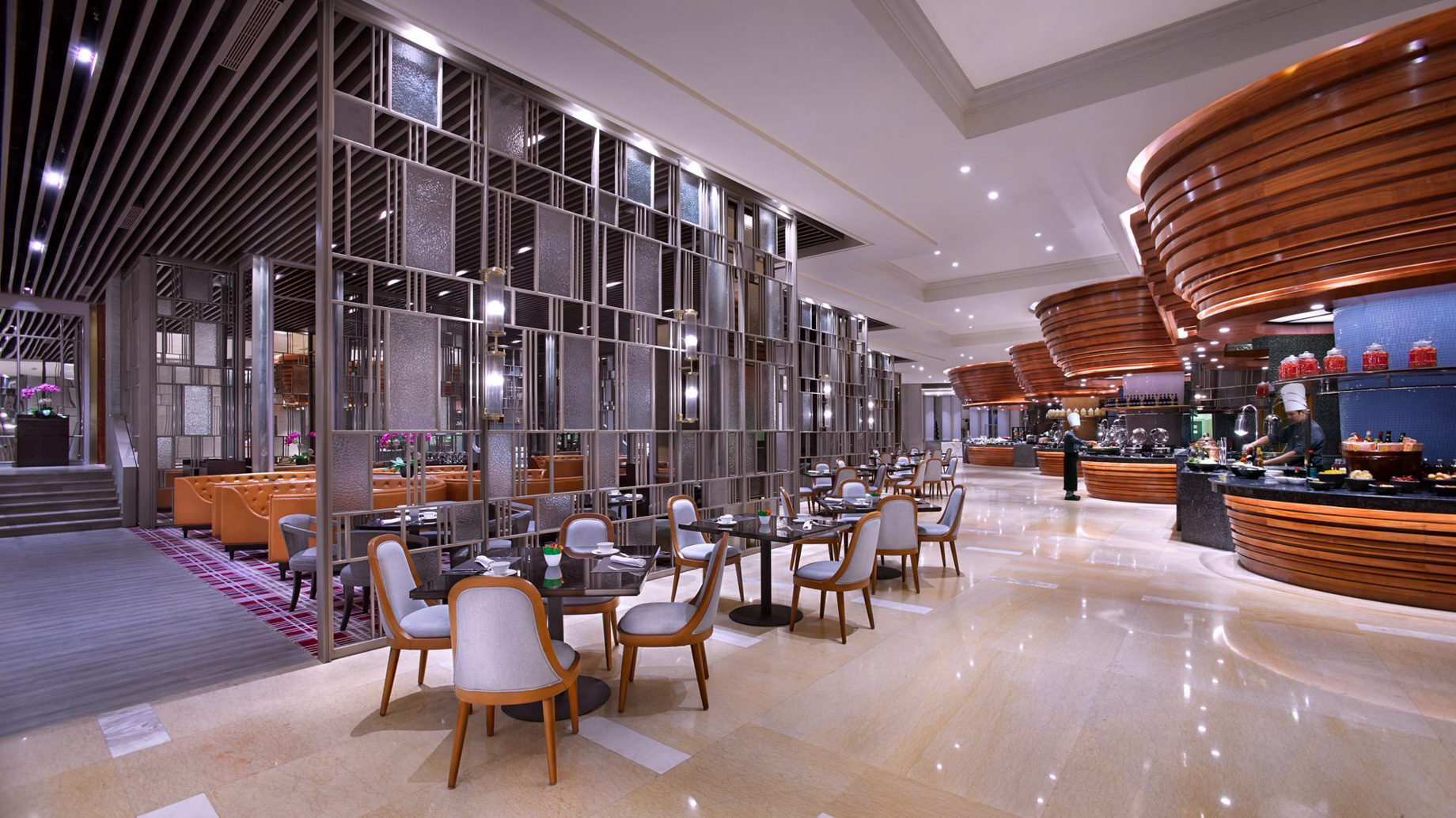 The Ritz-Carlton Jakarta, Mega Kuningan Hotel – Jakarta, Indonesia – Asia Restaurant Interior