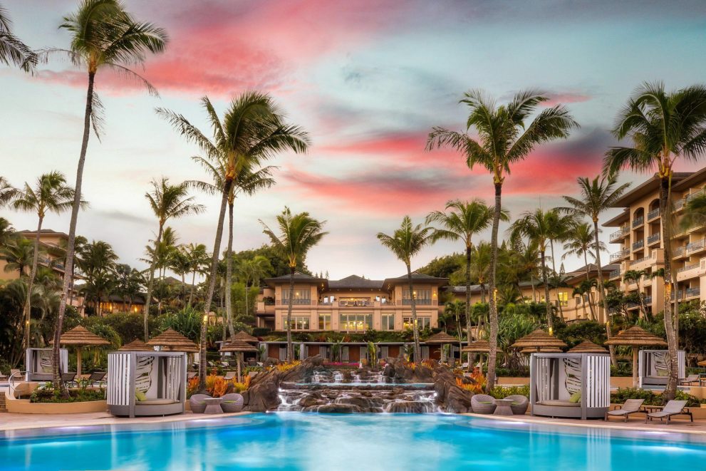The Ritz-Carlton Maui, Kapalua Resort - Kapalua, HI, USA - Pool Waterfall
