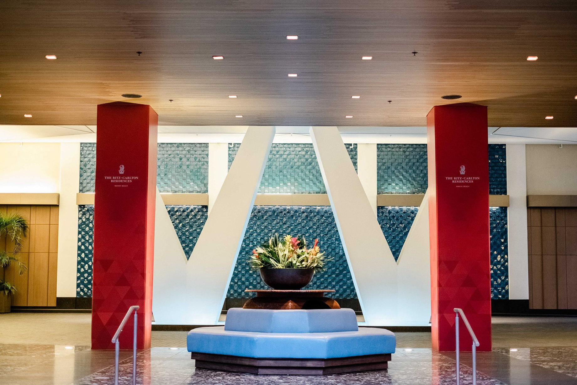 The Ritz-Carlton Residences, Waikiki Beach Hotel – Waikiki, HI, USA – Entrance