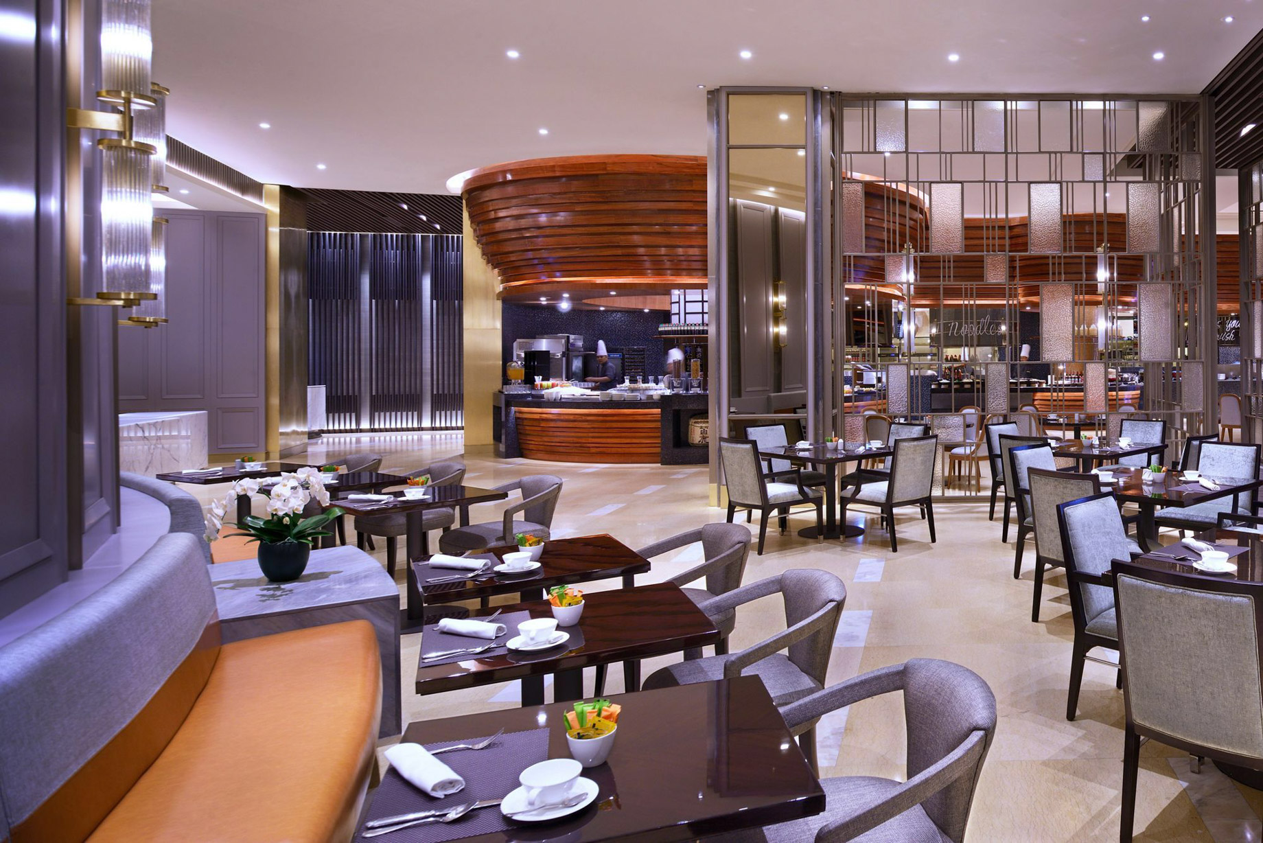 The Ritz-Carlton Jakarta, Mega Kuningan Hotel – Jakarta, Indonesia – Asia Restaurant Seating