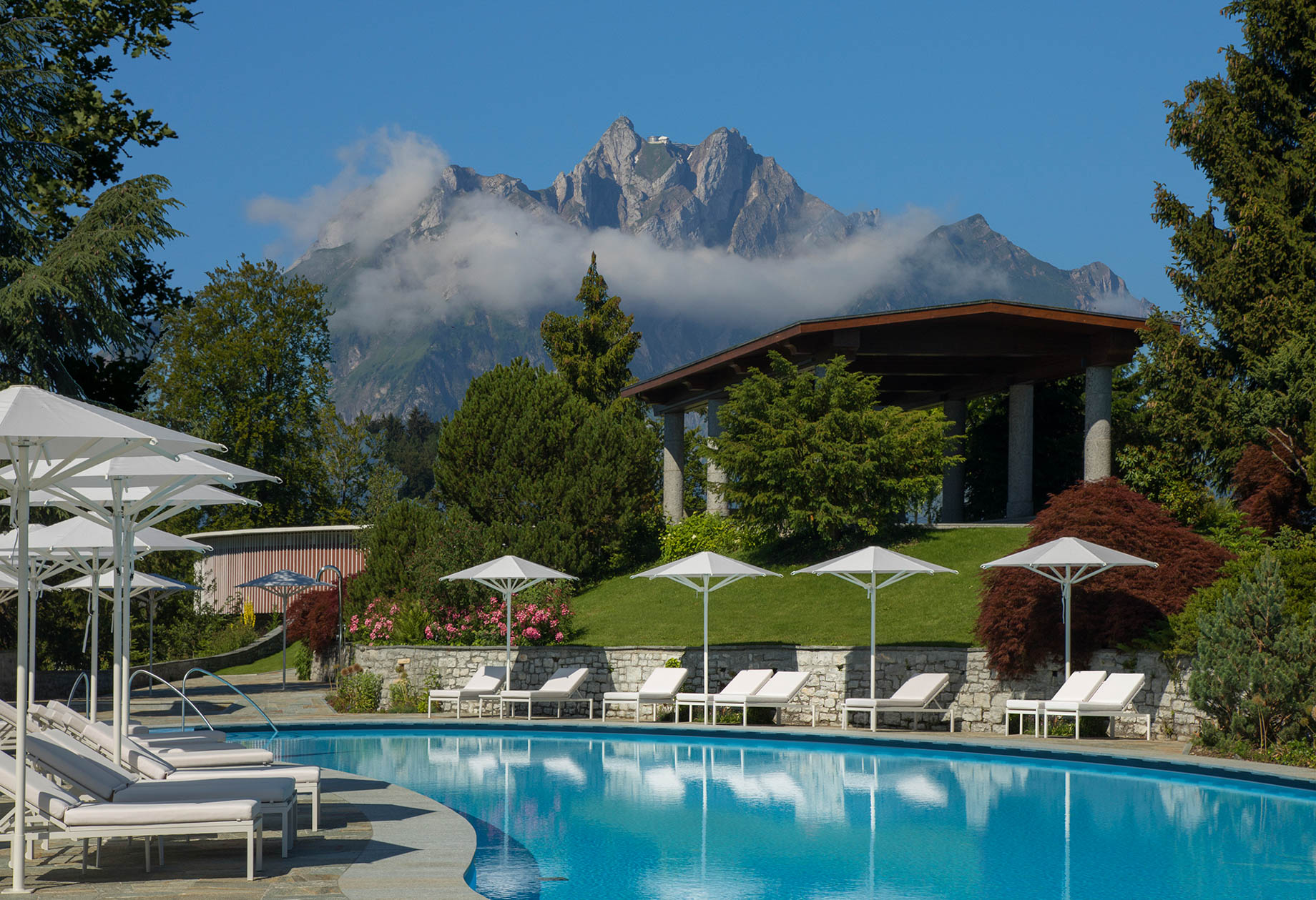Burgenstock Hotel & Alpine Spa - Obburgen, Switzerland - Outdoor Pool