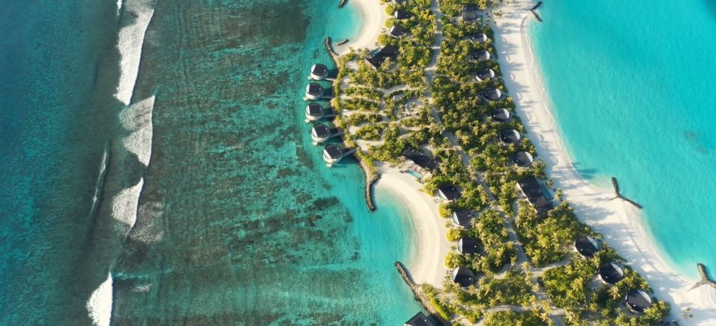 The Ritz-Carlton Maldives, Fari Islands Resort - North Male Atoll, Maldives - Resort Island Aerial View