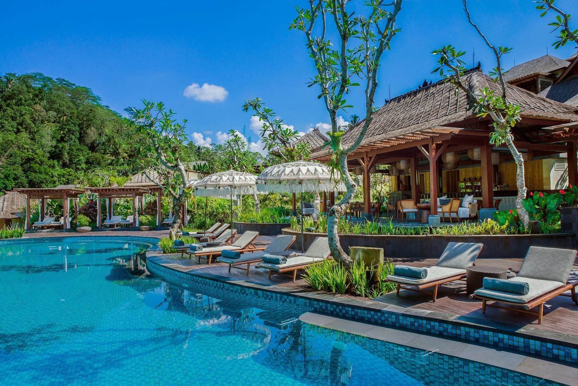 The Ritz-Carlton, Mandapa Reserve Resort – Ubud, Bali, Indonesia – Pool Deck